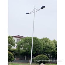 Double Arm Powder Coating Street Lamp Post